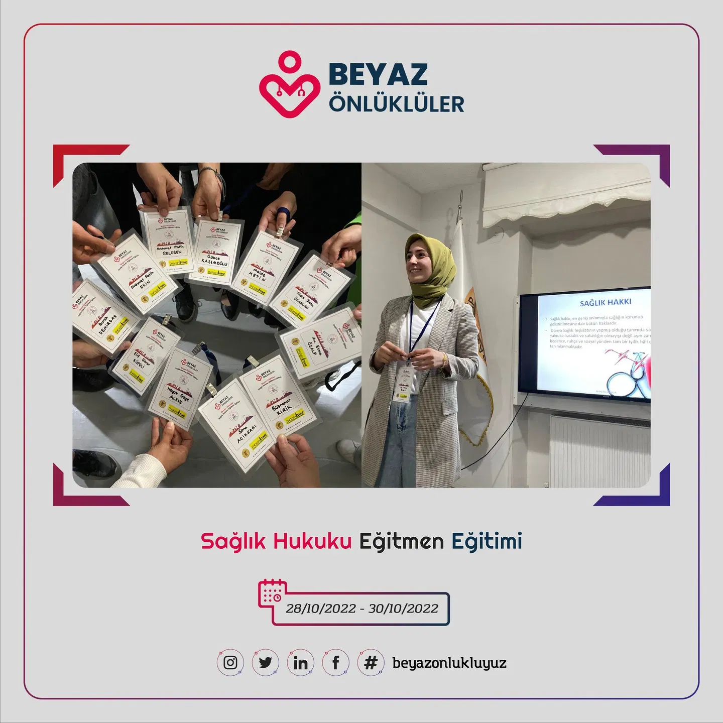 Sağlık Hukuku Eğitmen Eğitimi arşivinden 7. fotoğraf.